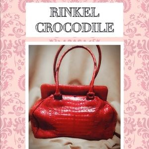 🐊RINKEL AUTHENTIC CROCODILE BAG
